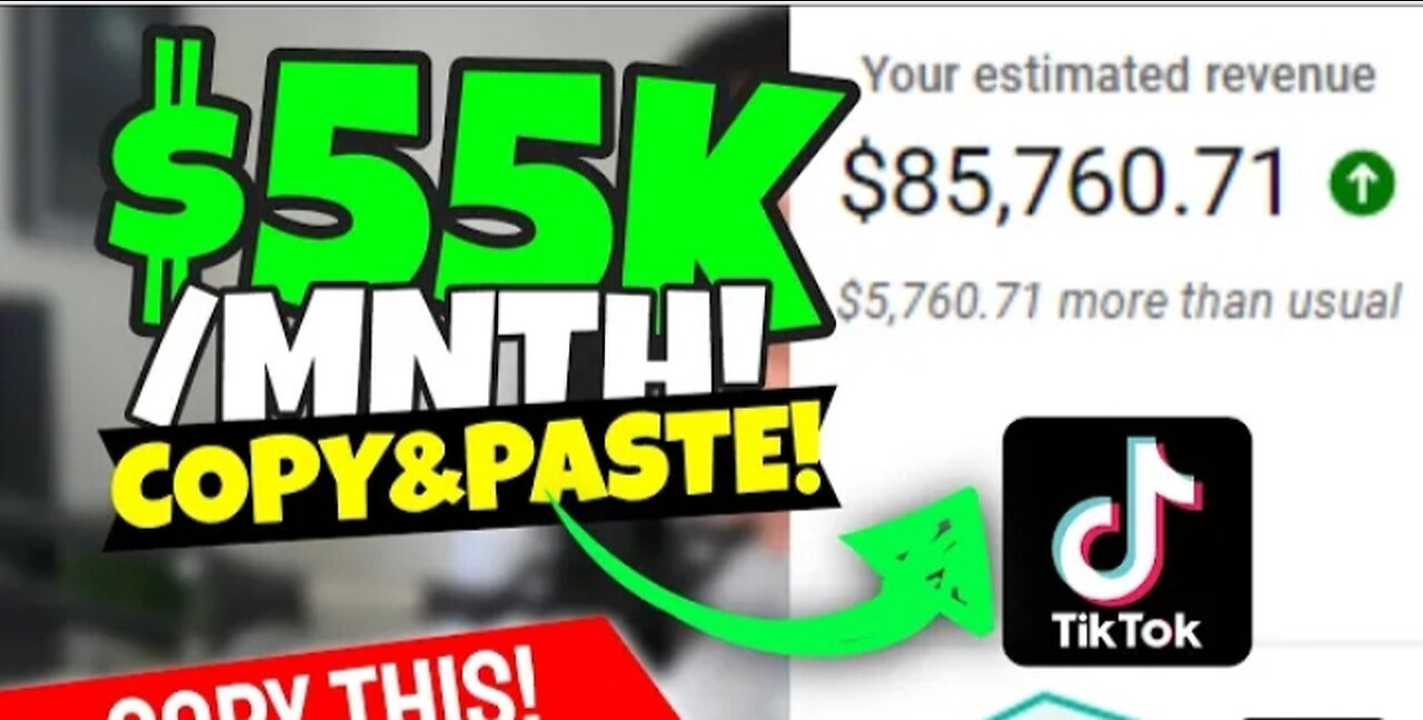 TikTok Copycat: Make $55K Per Month (Without Lifting A Finger!)