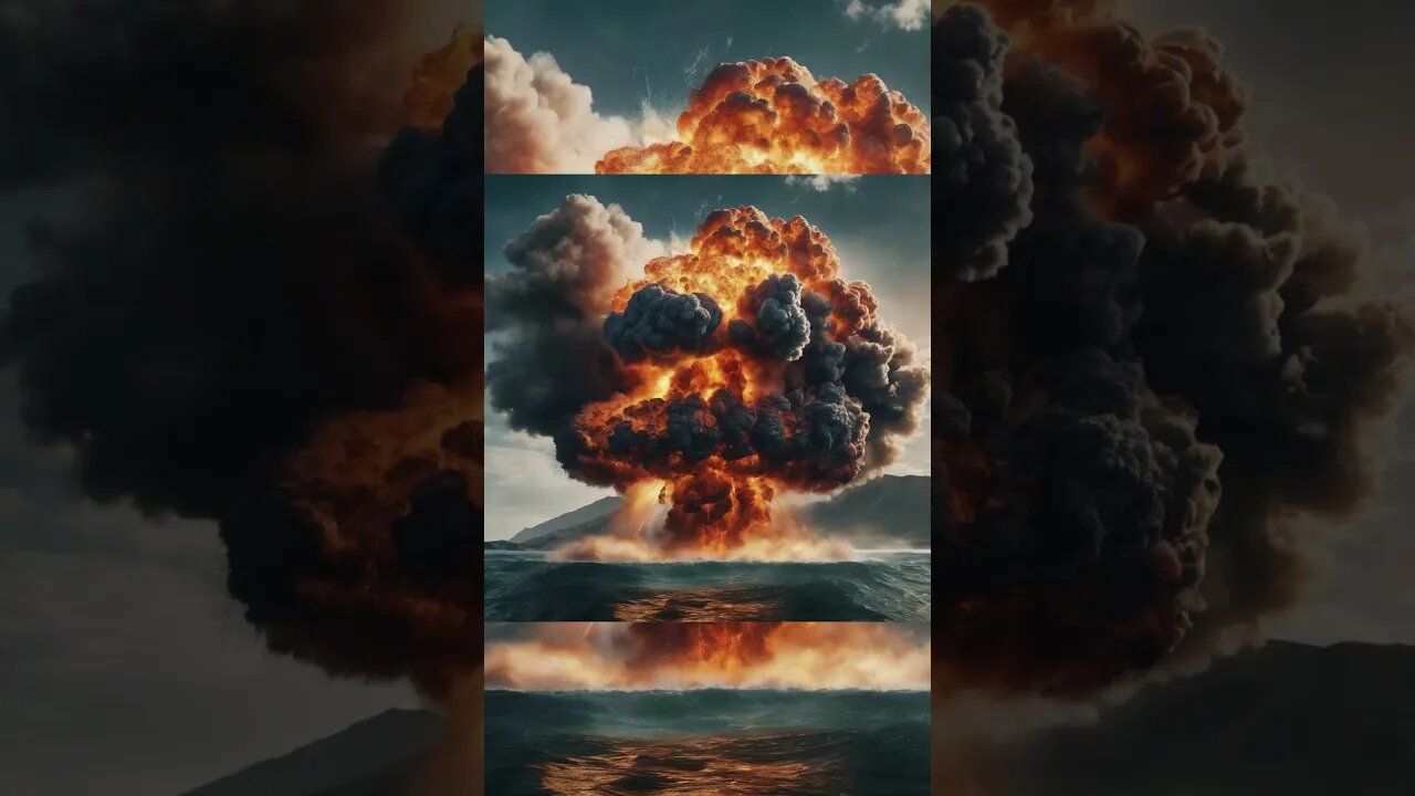 WHAT NUCLEAR EXPLOSIONS IN WATER WOULD LOOK LIKE #shorts