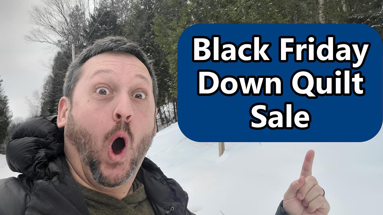 🚨Black Friday Camping Down Quilt - Big Sale Alert