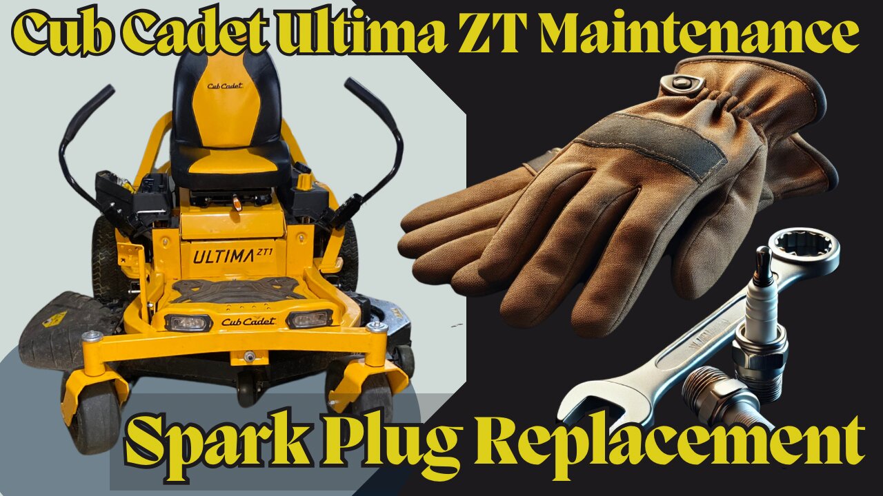 Cub Cadet Ultima Zero Turn Mower, Spark Plug Change