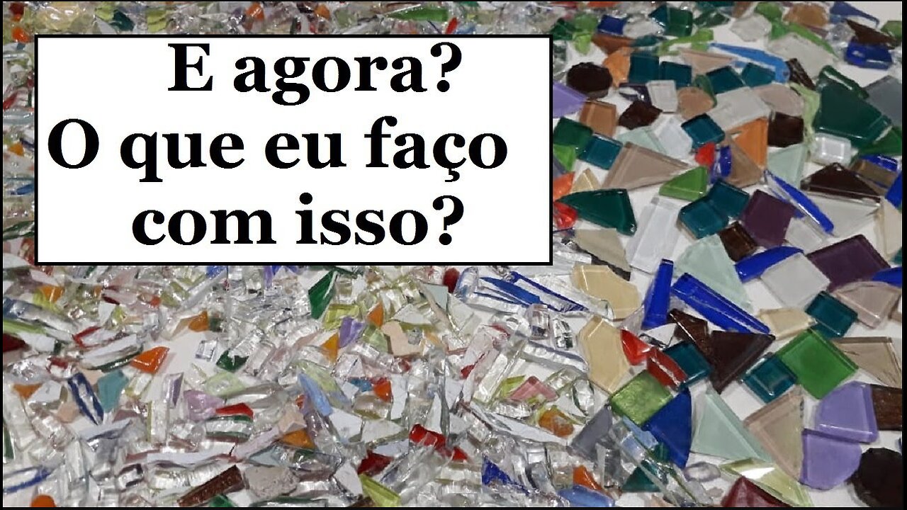 RECICLANDO SOBRAS DE PASTILHAS E AZULEJOS - @lucibuzo