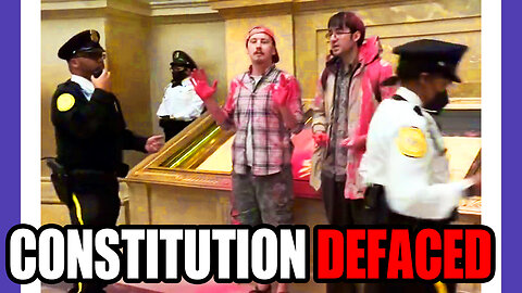 Climate Brats Deface The Constitution
