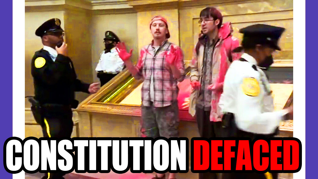 Climate Brats Deface The Constitution