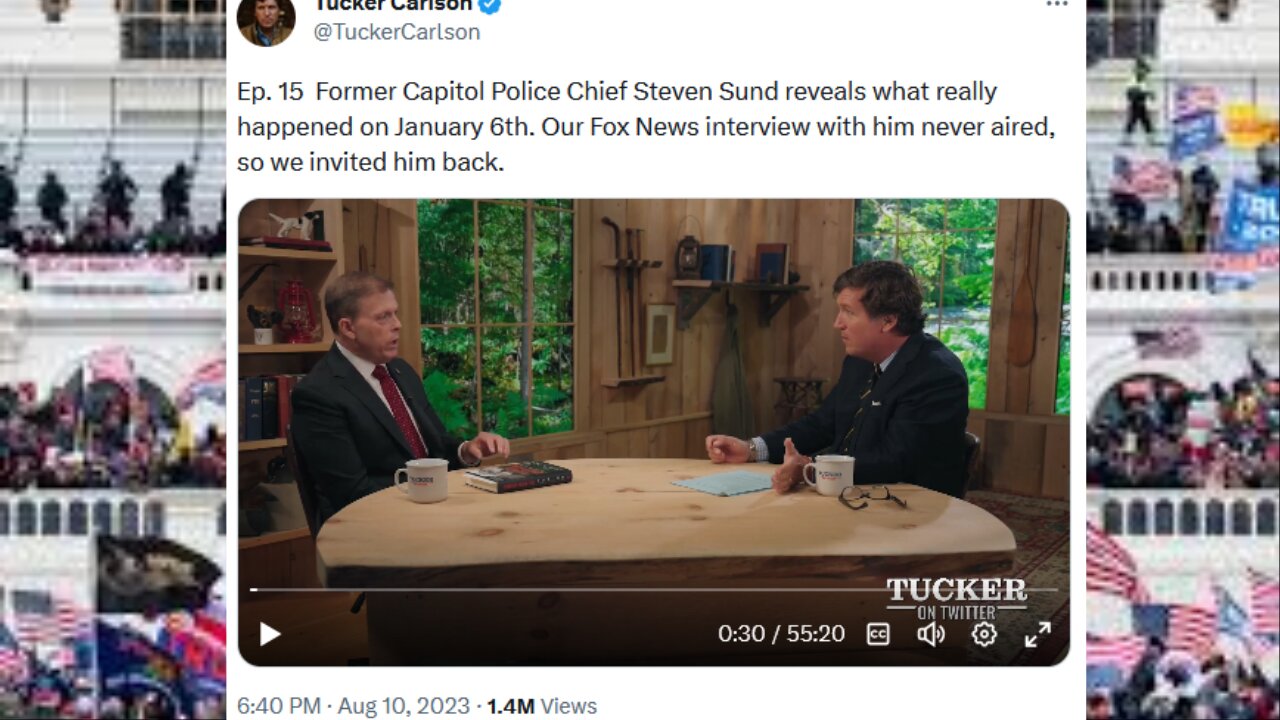 Tucker Carlson: Ep. 15 Former Capitol Police Chief Steven Sund reveals what really happened on J6