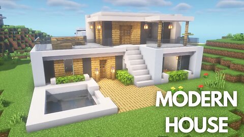 How to build a Modern House in Minecraft