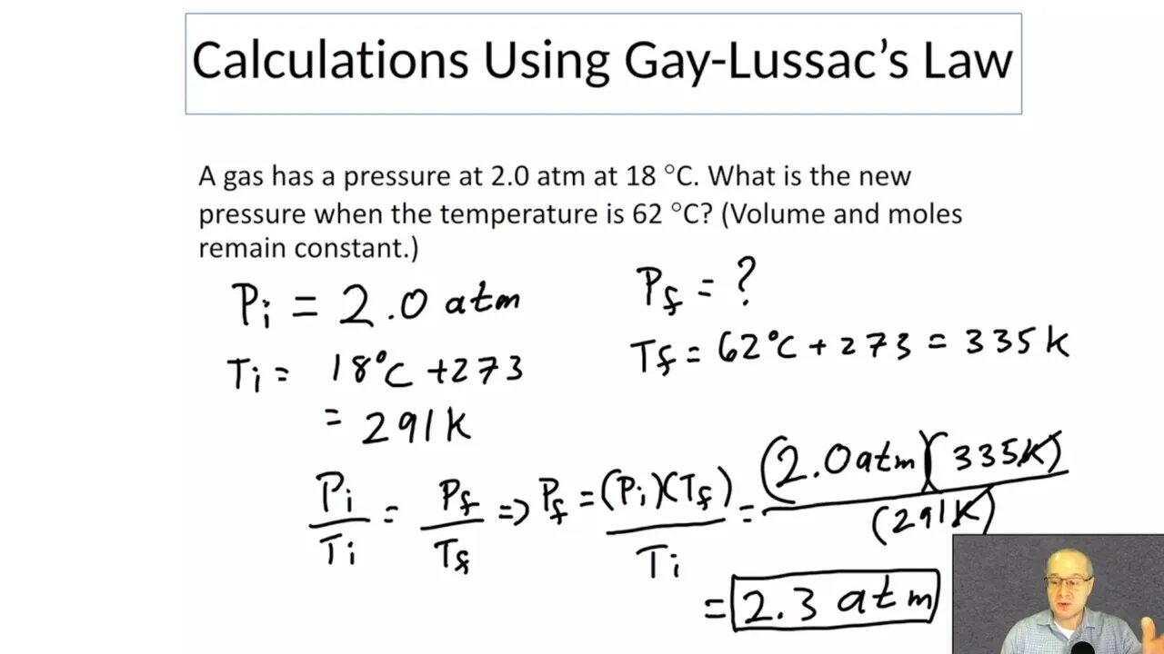 Guy Lussac’s Law Theory and Guy Lussac’s Law Problems Solved