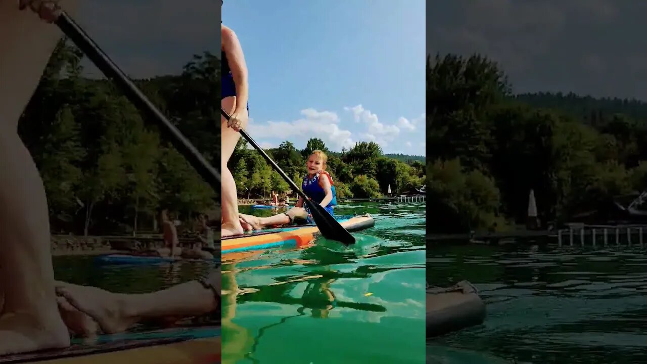 boarding on Kalamalka Lake