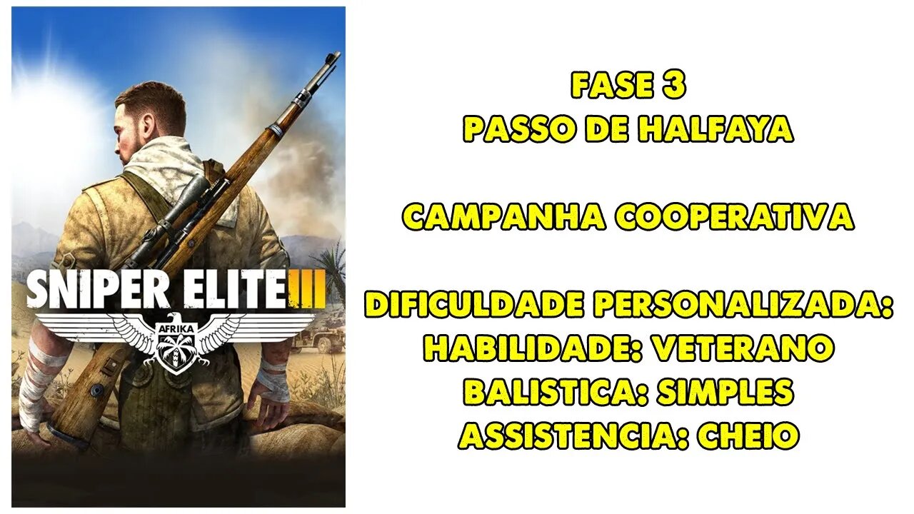 Sniper Elite III - Cooperativo Online - Fase 3