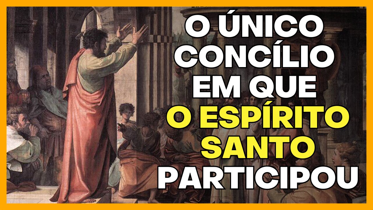 O ÚNICO CONCÍLIO QUE O ESPÍRITO SANTO PARTICIPOU, PARA PREGAR CONTRA A TORÁ DO DIABO YHWH - ÉDY