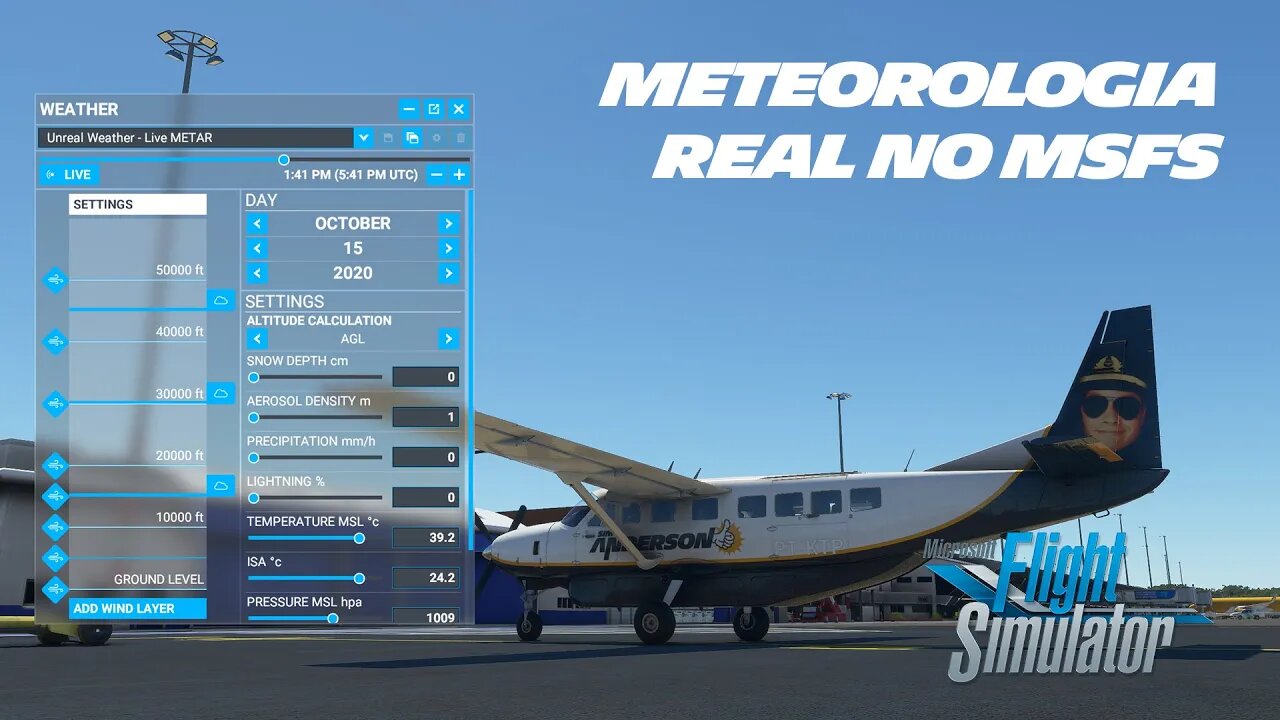 Livre se dos Malditos Raios e da Meteorologia errada do MSFS de uma vez por todas!