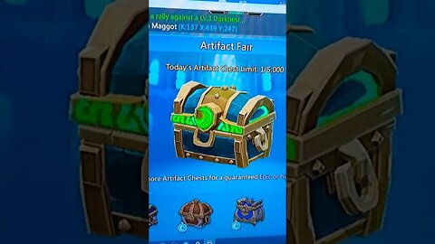 Lords Mobile - Artifact Chest Opening! Birthday Short! Look At What I Got!