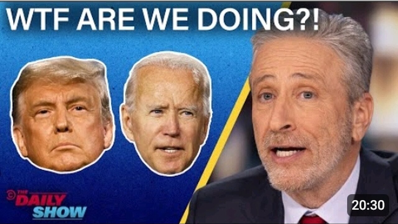 Jon Stewart Tackles The Biden-Trump Rematch That Nobody Wants _