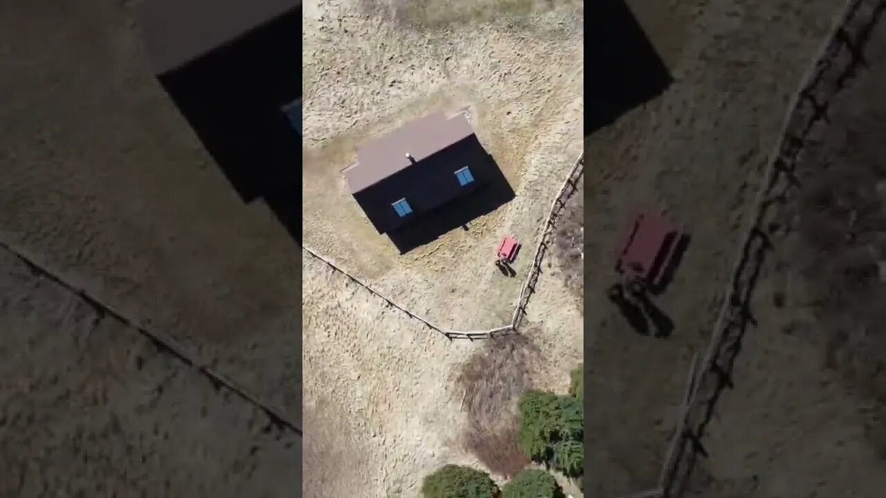 Cool drone video effect