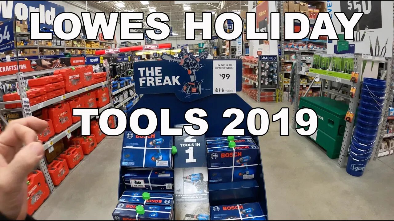 LOWES Holiday Tool Displays - 2019