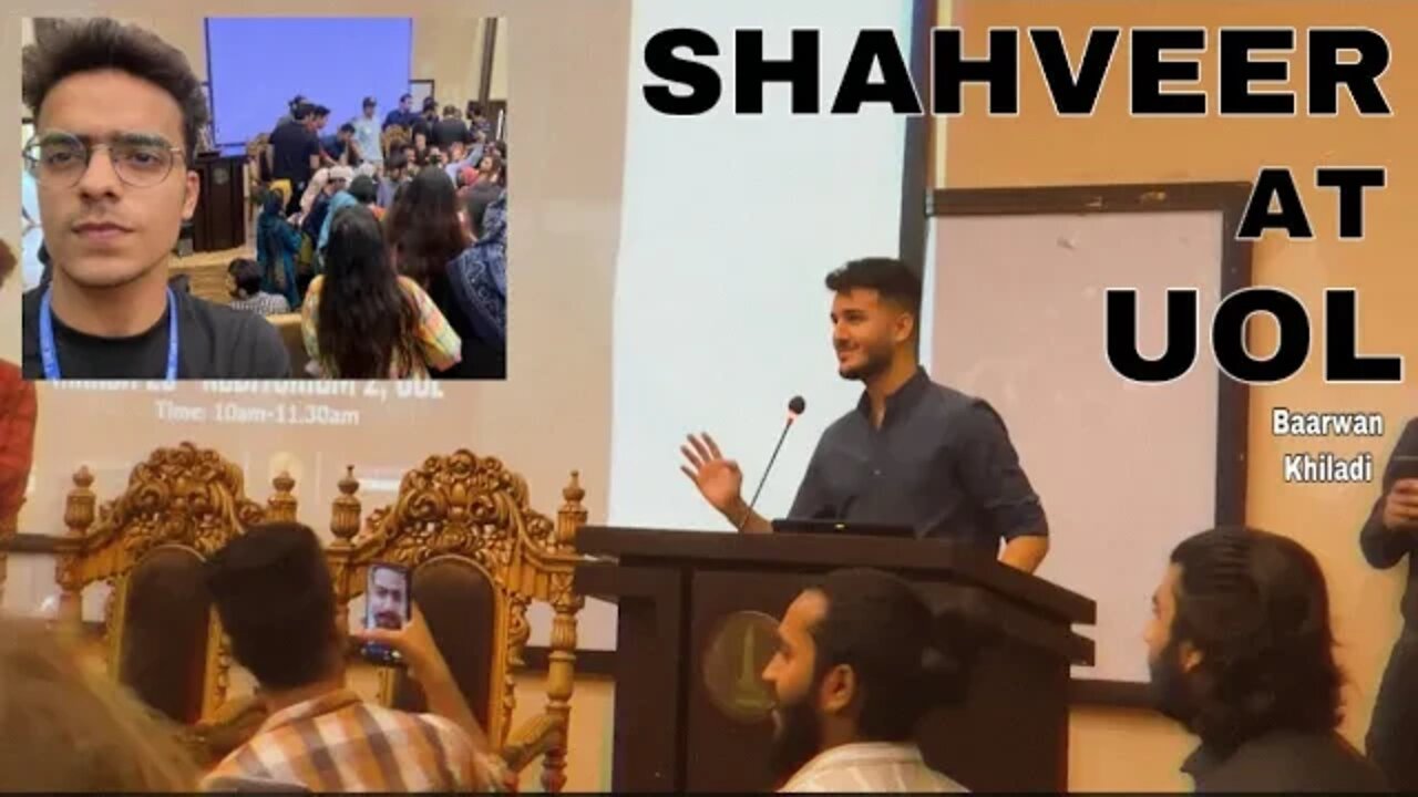 I MET SHAHVEER JAFFERY | @Shahveer Jafry at UOL | BAARWAN KHILADI