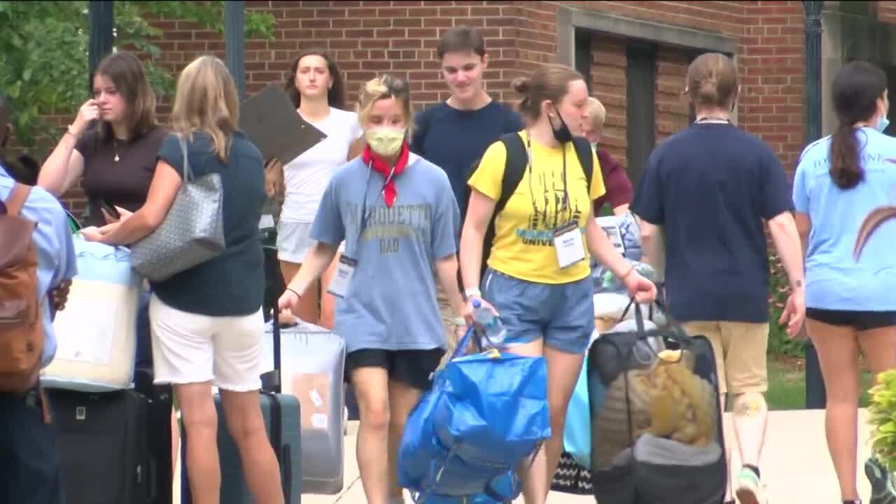 Marquette University welcomes freshmen, families for move-in day ahead of fall semester