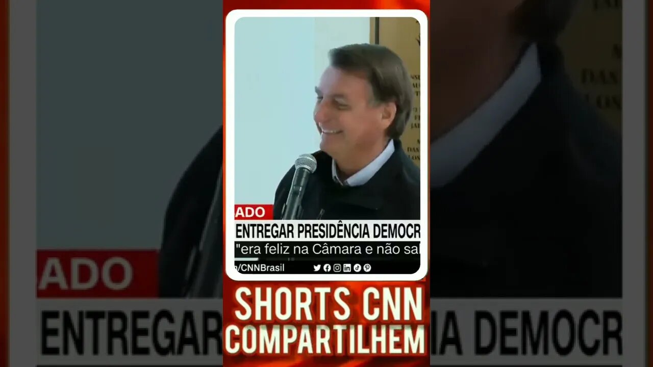 Bolsonaro diz que espera entregar Presidência democraticamente | @shortscnn