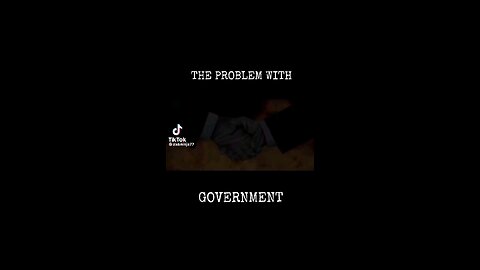 the problem with all governments. the state is a parasite