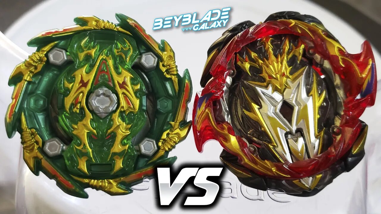 BUSHIN ASHURA .Hr.Kp TEN vs PERFECT αPOCALYPSE .0D.Ul' - Beyblade Burst ベイブレードバースト