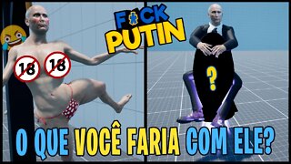 Jogo GRATUITO/(DESMONETIZADO) para "BRINCAR" com o PUTIN! F*ck PUTIN