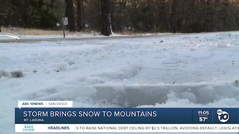 Mt. Laguna excited to welcome visitors after first snowfall of the season