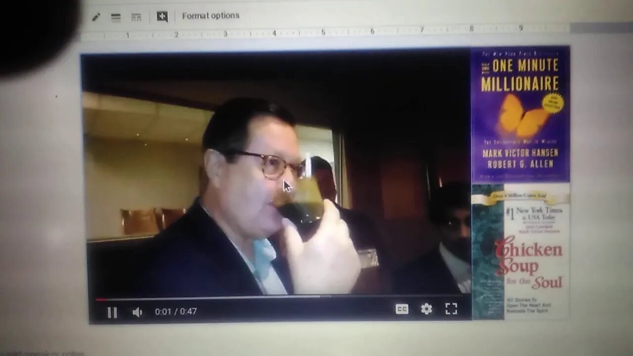 Robert Allen drinking sexy energy super greens