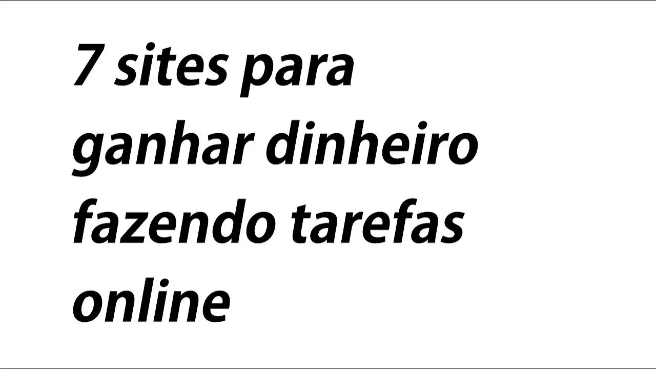 7 sites e apps para ganhar dinheiro na internet cumprindo tarefas