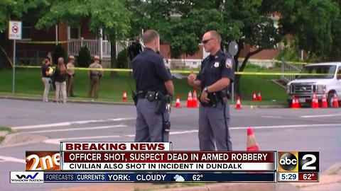 Officer injured in police-involved shooting in Dundalk