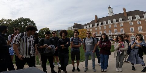 University of Illinois, Champaign-Urbana: Calm & Civil Crowd, Pastor Joshua Helps Me Minister, One Student Boldly Preaches the Gospel, A Sincere Muslim, Lots of Great Questions