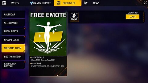 TODAY LOGIN 🎁 FREE EMOTE ❤️ ADAM GOT NEW EMOTE 🔥 FREE FIRE