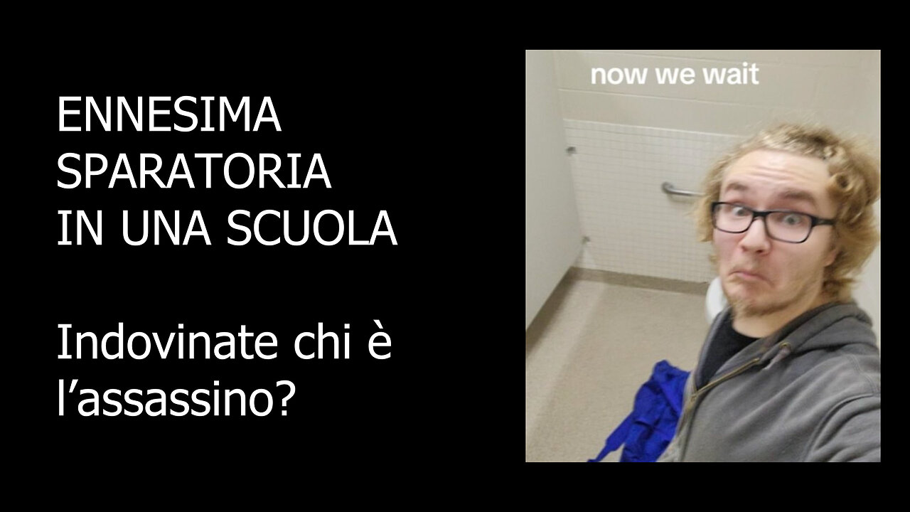 Ennesima sparatoria in una scuola, indovinate chi è stato?