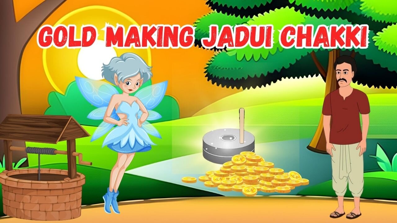 Kids Cartoon| Gold Making Magic Chakki | Hindi Stories