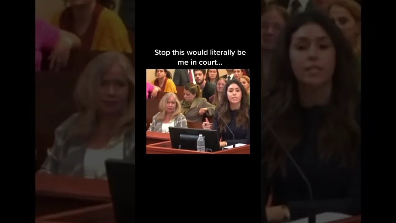 Camille Vasquez asks about ACLU donation - WATCH the blonde lady 😀