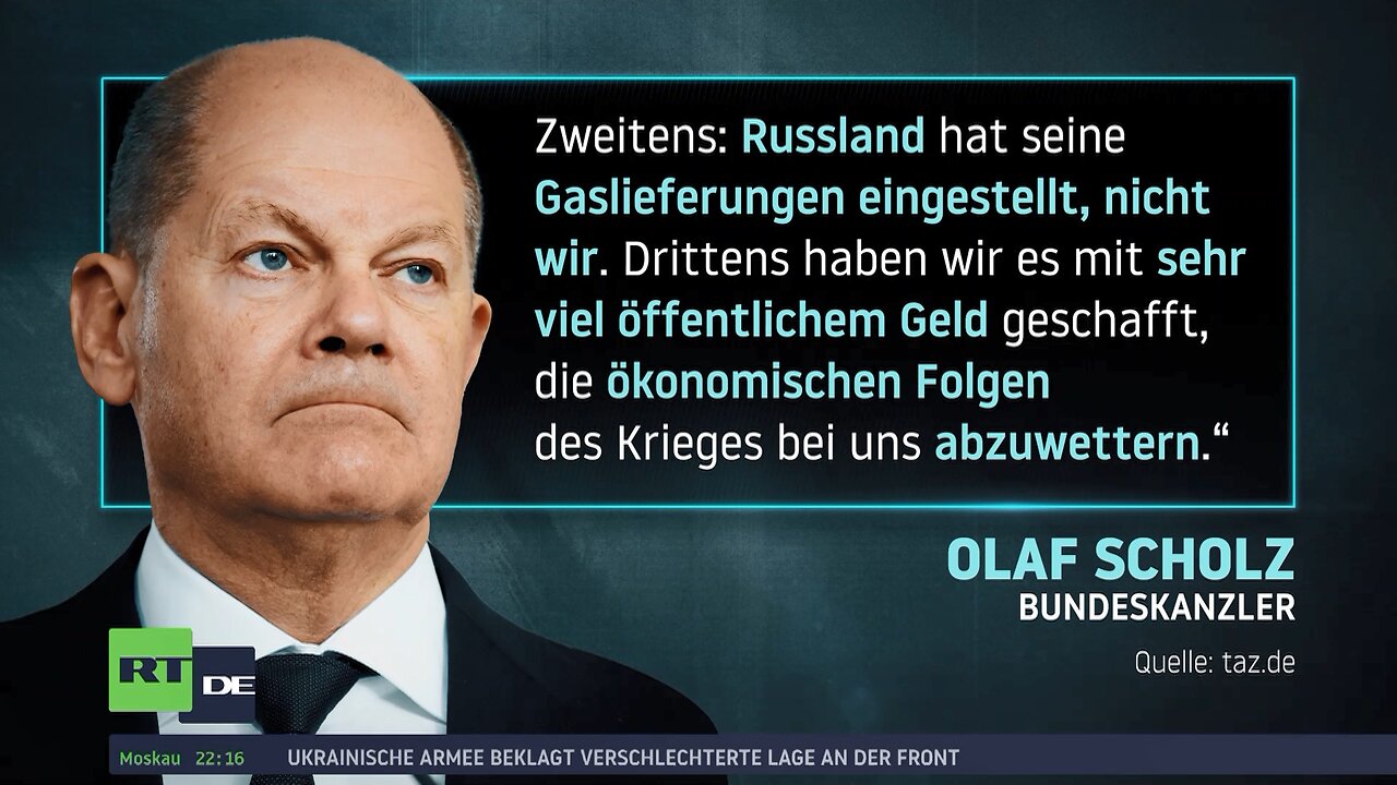 Scholz über hohe Energiepreise: Deutsche sollten Moskau verantwortlich machen