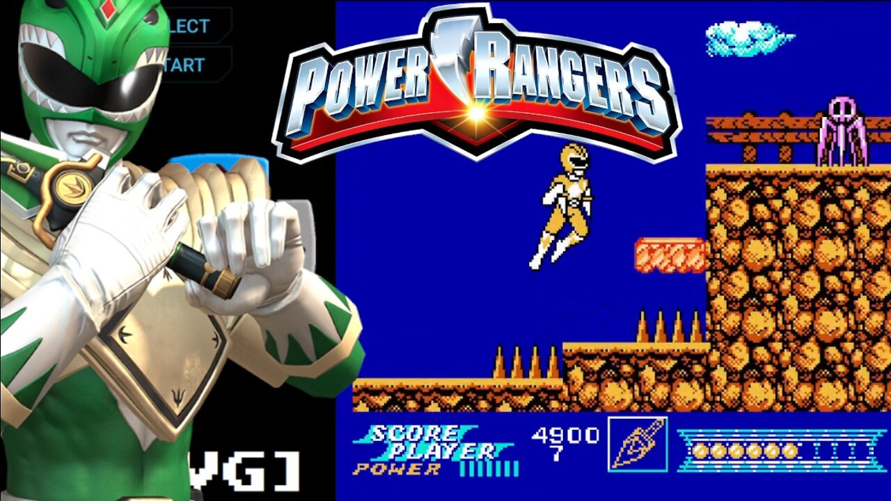 Mighty Morphin Power Rangers for NES! #powerrangers