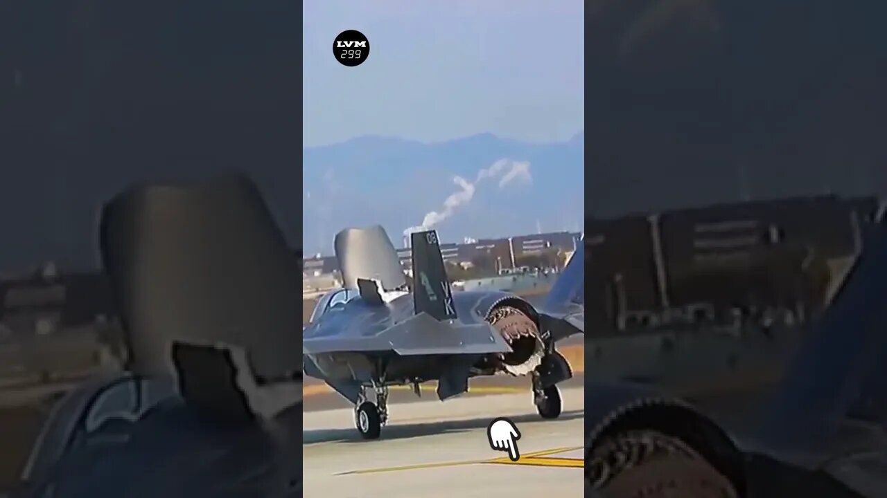 F 35B Lightning II landing vertically