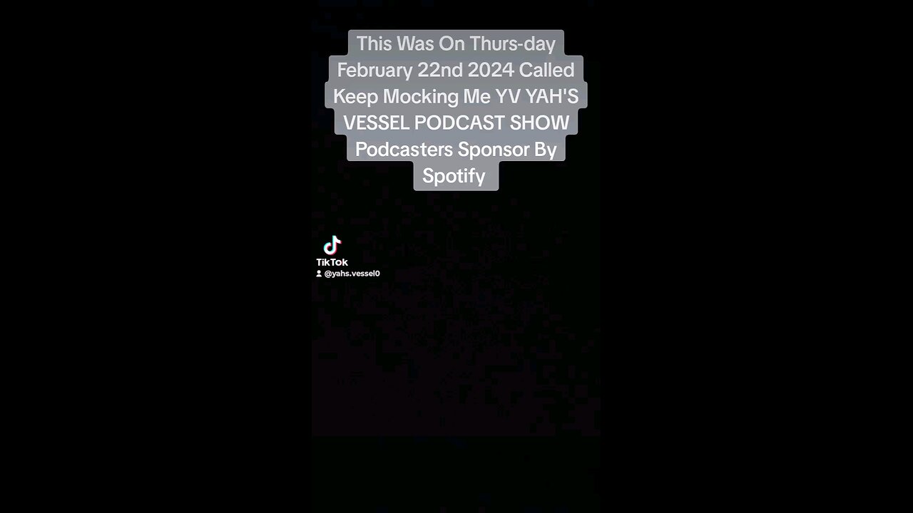 Keep Mocking Me On Podcasters Sponsor By Spotify