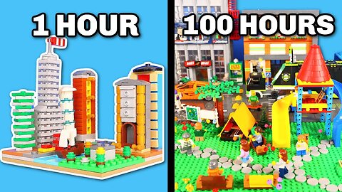 1 HOUR vs 100 HOUR Lego City!