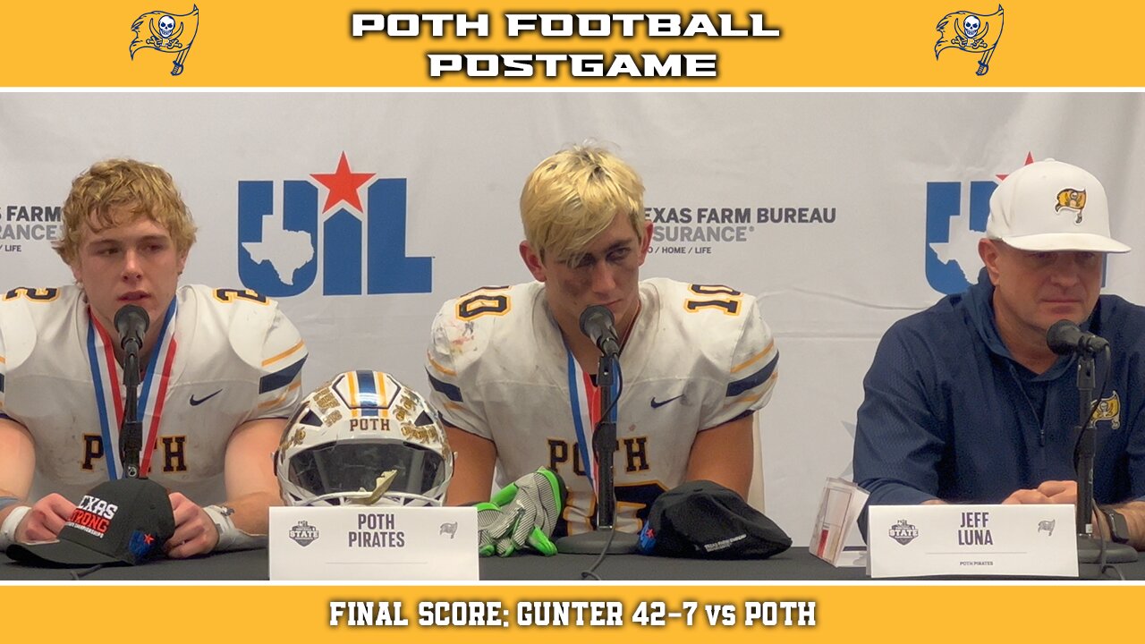 Poth State Championship Press Conference