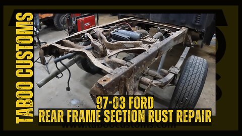 Ford F150 - Rear Frame Section - Front Area Rust Repair