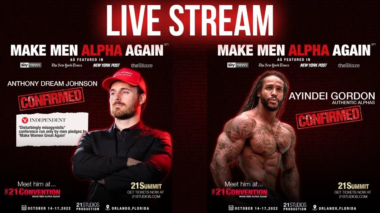 21 Studios Special Live Stream with Ayindei from Authentic Alphas