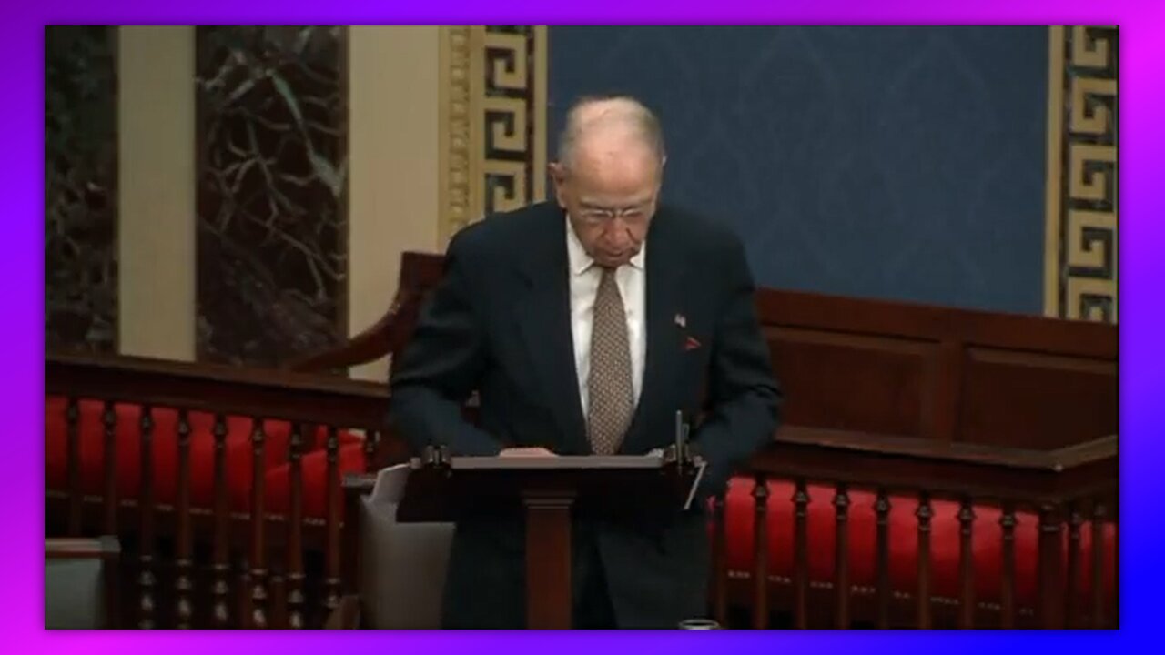 👀 Sen. Grassley reveals that the foreign national who bribed Joe & Hunter Biden (FULL) 🔥💥🔥💥