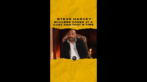 #steveharvey Success comes a cost and that’s time. 🎥 @clubshayshay