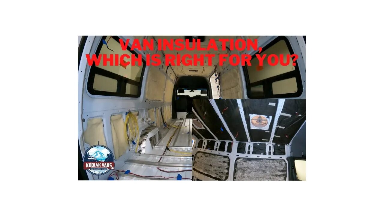 Selecting the right insulation for your camper van