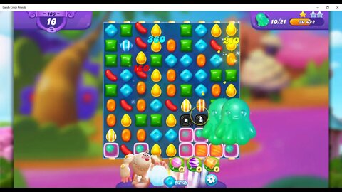 FRIENDS Level 106 Audio Talkthrough, Candy Crush Friends Saga, 35 Moves 0 Boosters