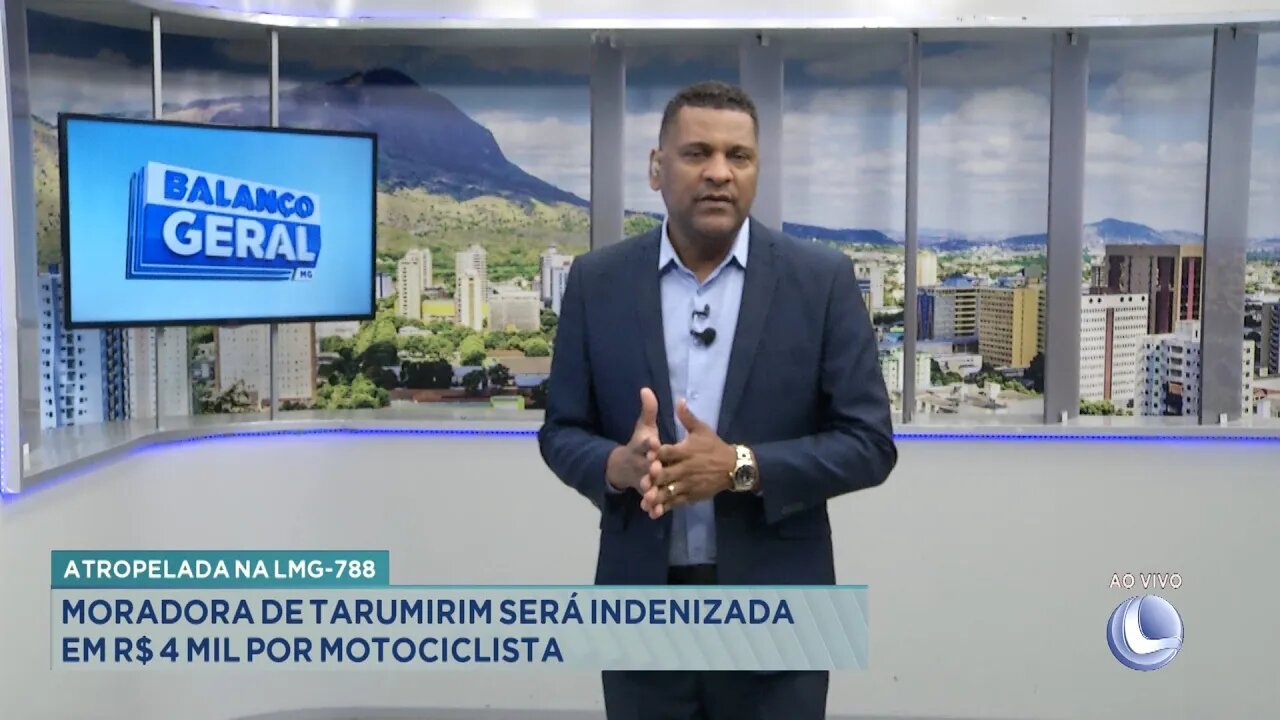 Atropelada na LMG-788: Moradora de Tarumirim será Indenizada em R$ 4 Mil por Motociclista.