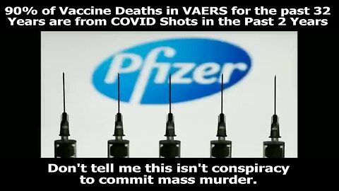 🚨 90% of Vaccine Deaths in VAERS For The Past 32 years Are From COVID Shots in The Past 2 years!!🚨