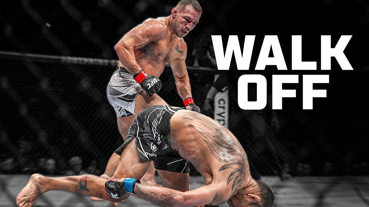 The Greatest UFC WALK OFF KNOCKOUTS! 😡