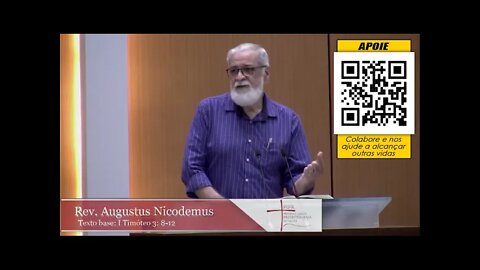 Qual deve ser a função do diácono — Rev Augustus Nicodemus