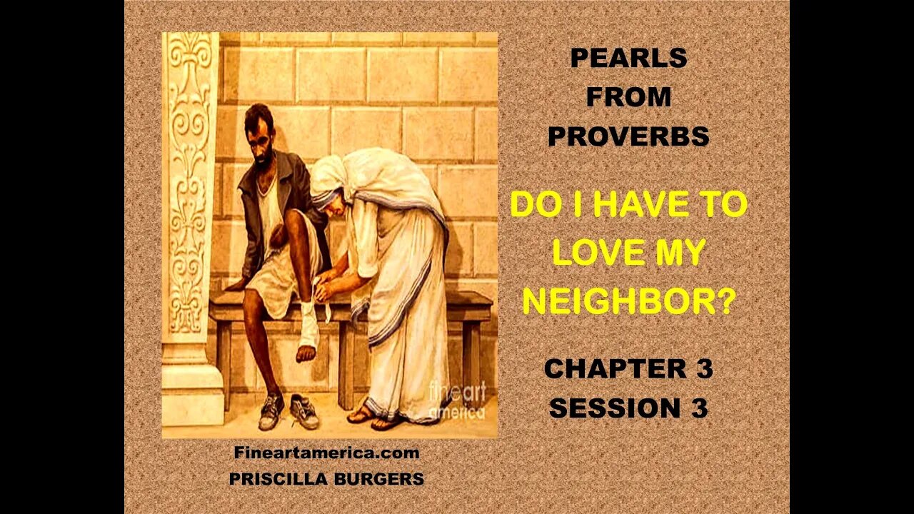 PEARLS FROM PROVERBS - session 3 CHAPTER